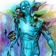 Illustration for article titled Emaciated Dr. Manhattan Art Finds An Appropriate Home